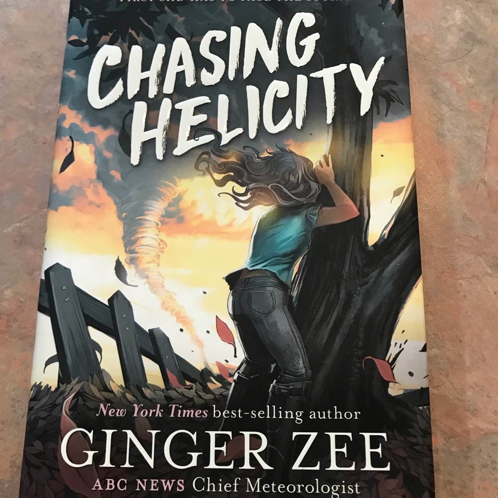 Chasing Helicity by Ginger Zee hardcover book
